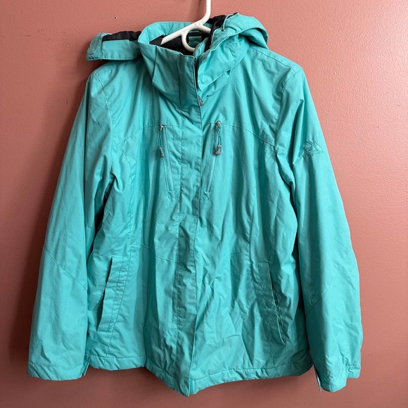 Zero xposur winter jacket ski style aqua blue size Large women’s - Picture 6 of 6